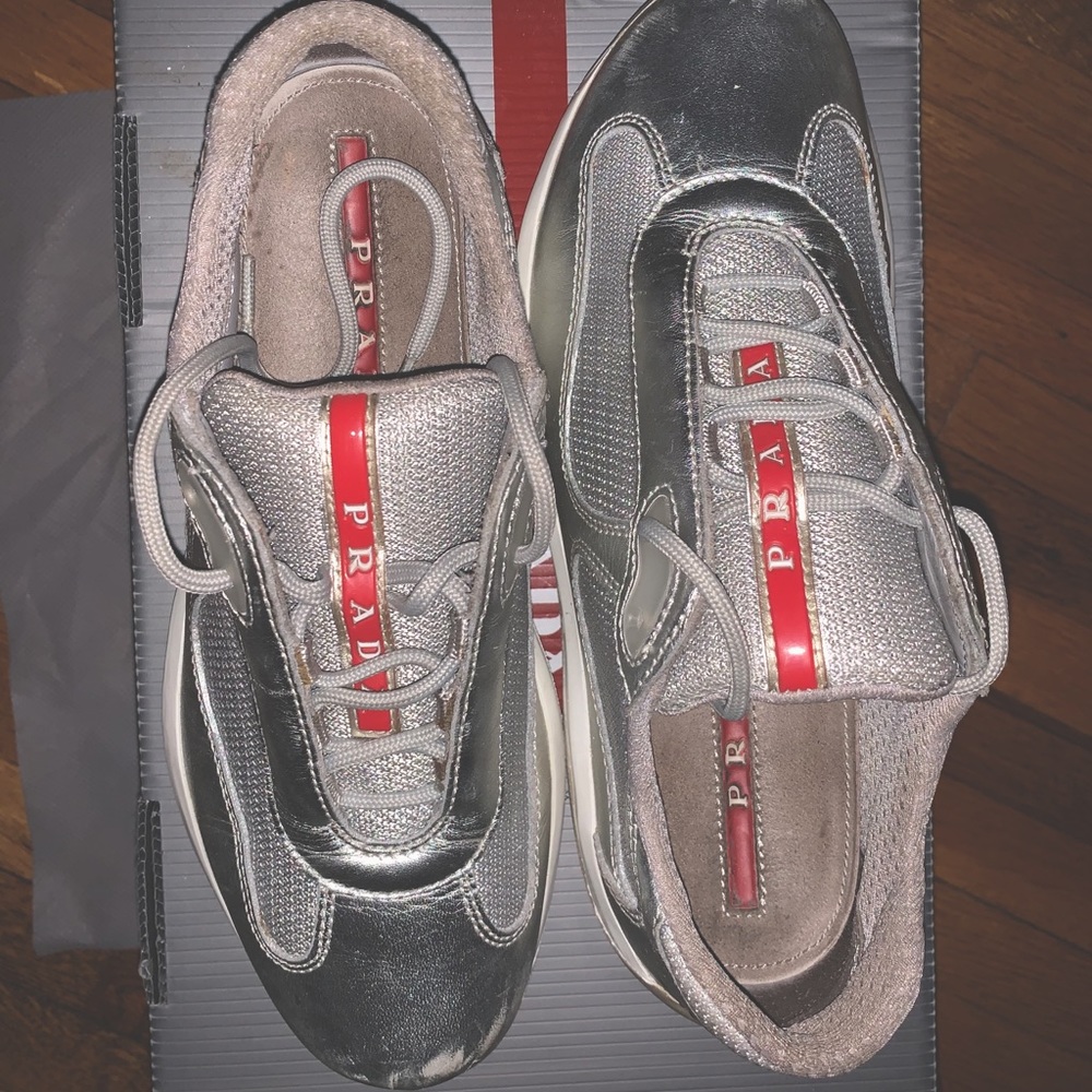 PRADA America's Cup (patent leather) Sneakers - Picture 7 of 14